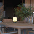 Compact Ambience Lamp Intelligent+ with anthracite base and white high-density polyethylene shade