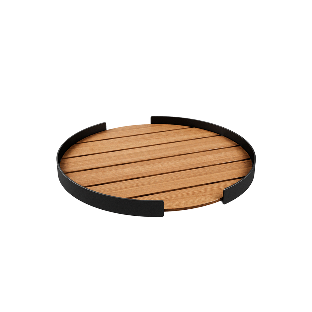 Round serving hot sale table