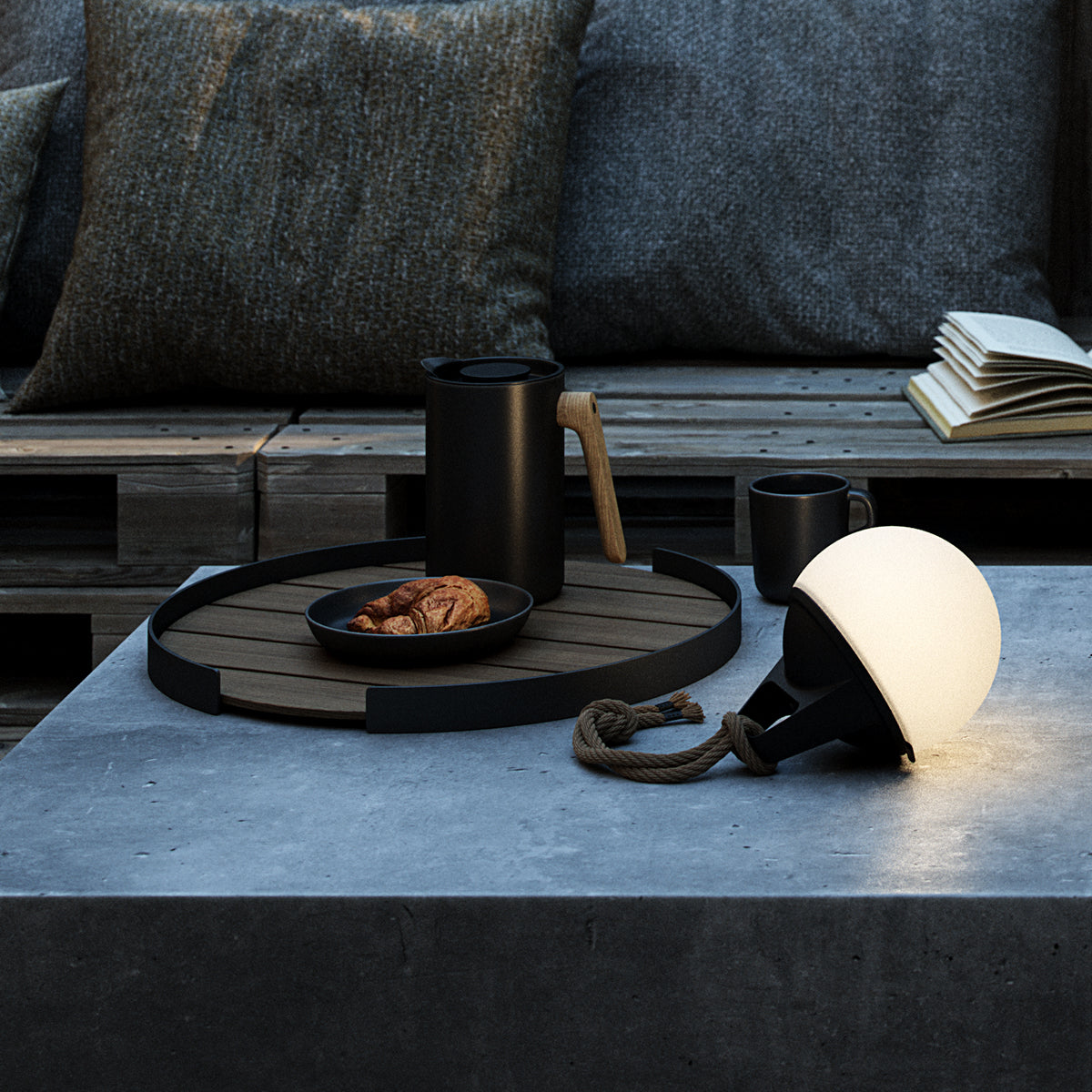 Light 155 - Outdoor / indoor battery powered lamp - Ø17 cm