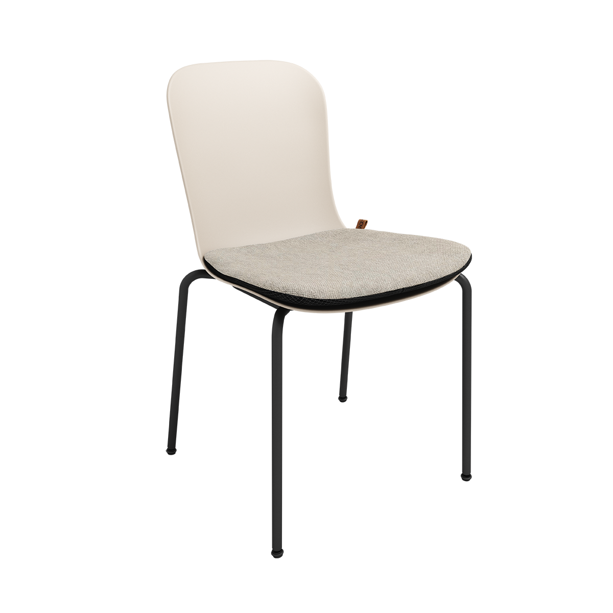 Cobana Sand Melange cushion designed for Patio Chair no. One with a soft, textured fabric.