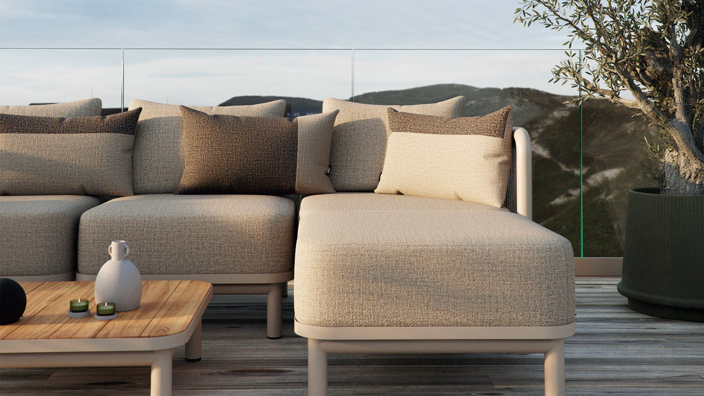 Tide Cushion - Outdoor cushion with contrast