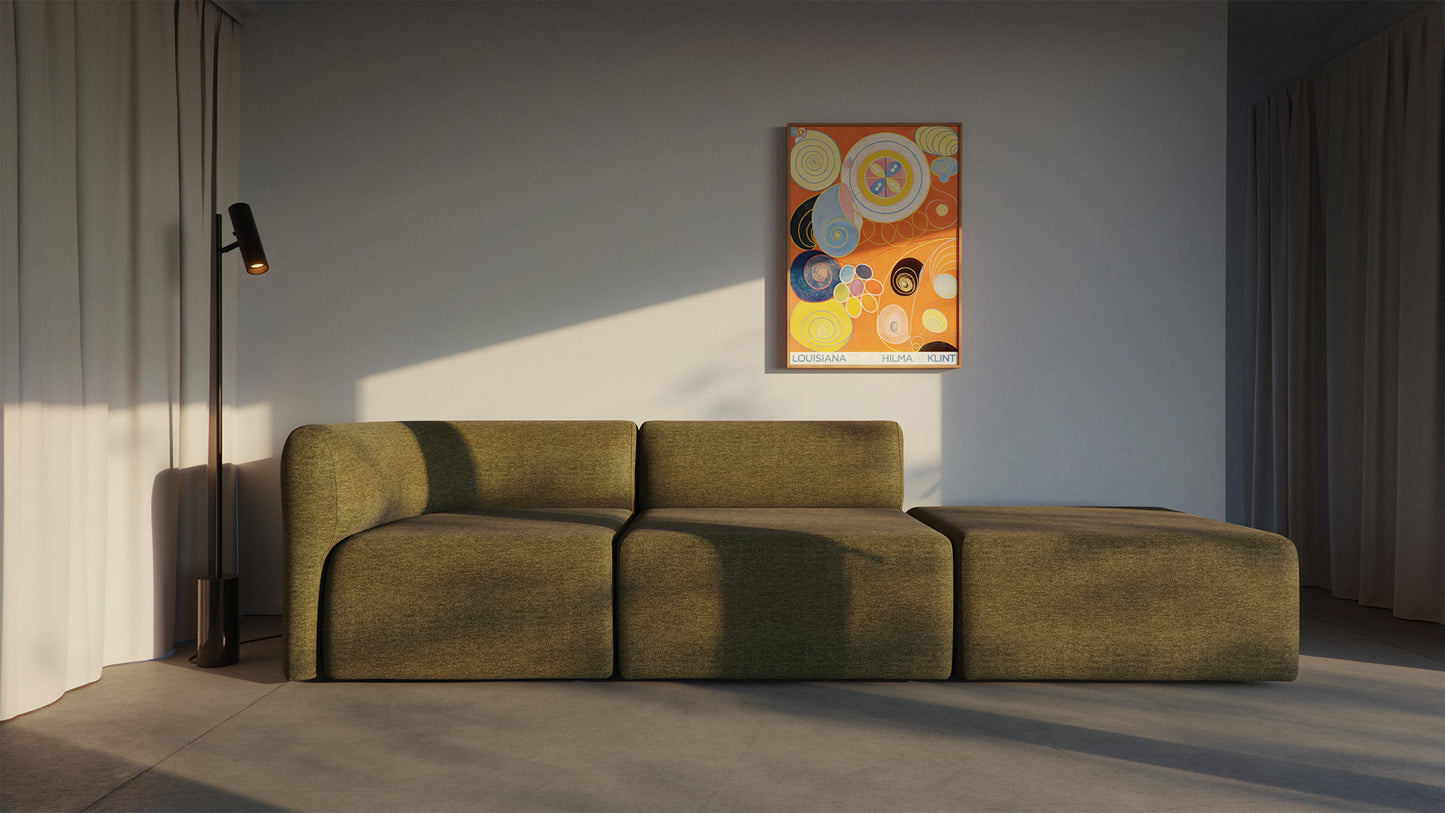 Fjord Sofa - Seat Section - A dynamic modular sofa for the modern home