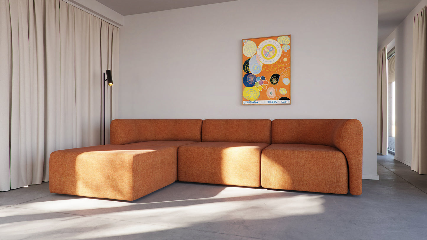 Fjord Sofa - Seat Section - A dynamic modular sofa for the modern home