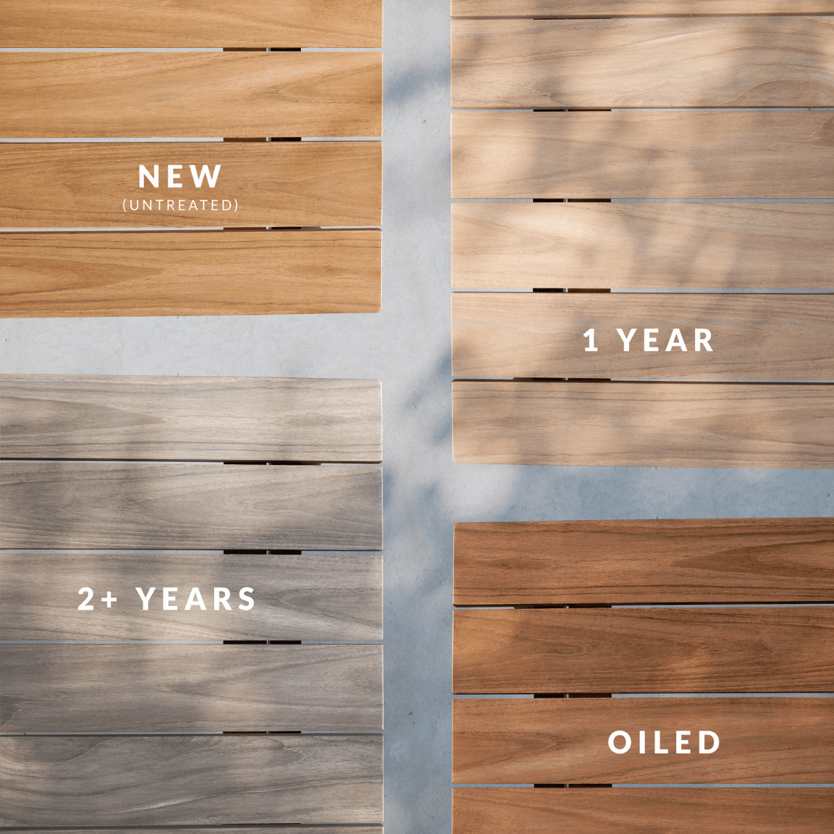 Kirra Patio Lounge Chair - Weather-resistant lounge chair in teak and aluminium