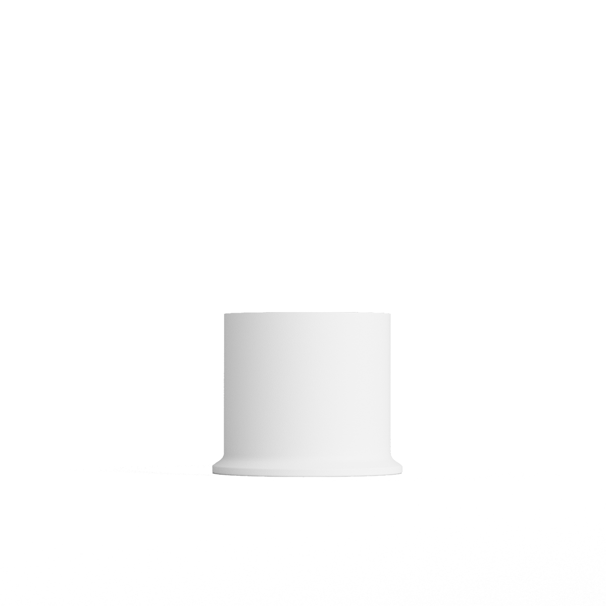 White powder-coated London base for Lamp Intelligent outdoor lighting, 5 size, stainless steel design.