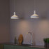 Dawn Pendant Ø25 in White by sackit styled indoors in natural light