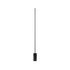 Black SACKit Expo 185 floor lamp with slim aluminum profile and marble base, featuring vertical frosted LED strip.