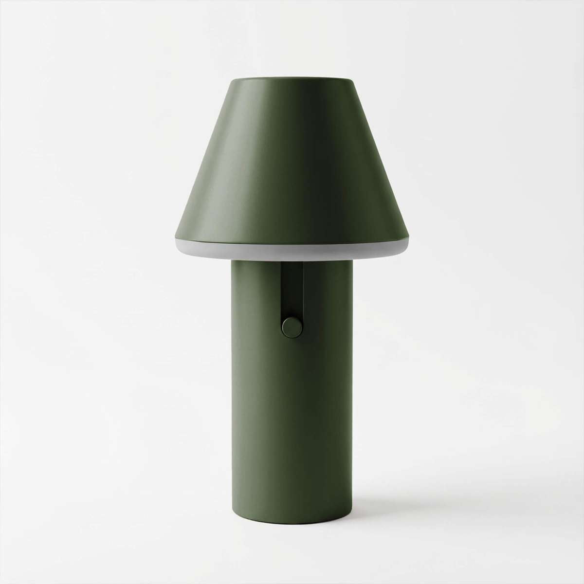 sackit green cordless table lamp with a tapered shade and soft downward light for stylish indoor and outdoor use