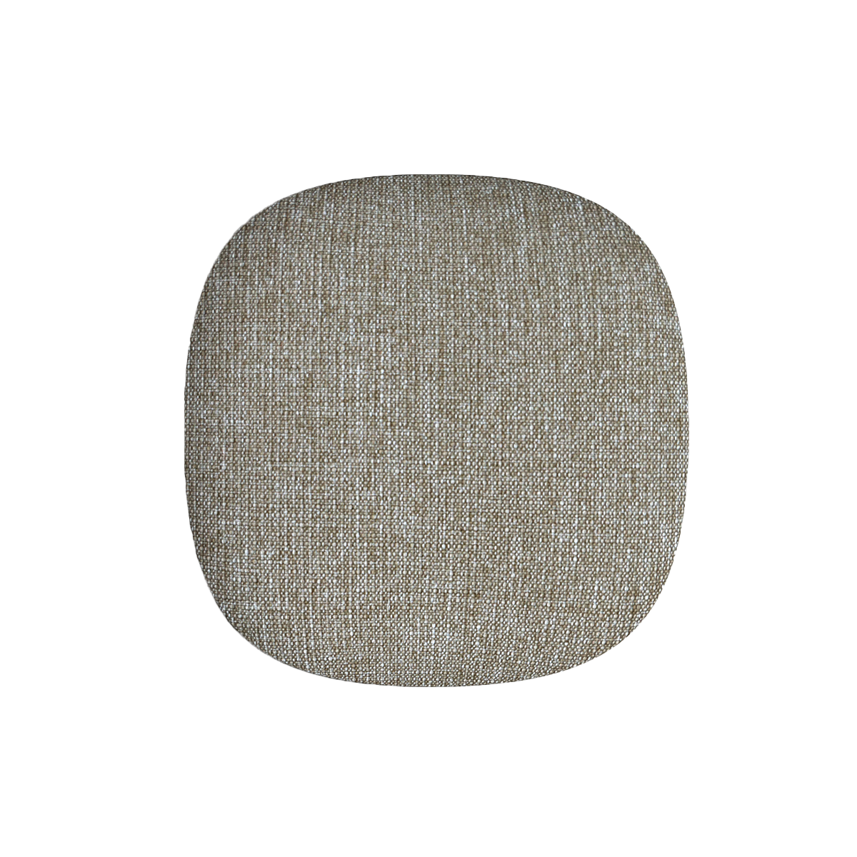 Rectangular speaker front panel in clay color with fabric texture for WOOFit Go speaker.