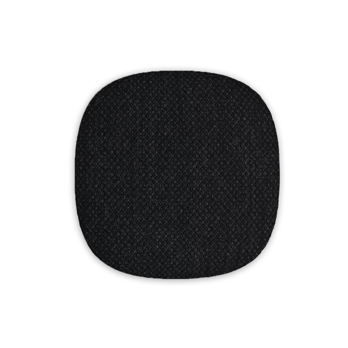 Black X fabric front panel for WOOFit Go speaker with a sleek rectangular shape.