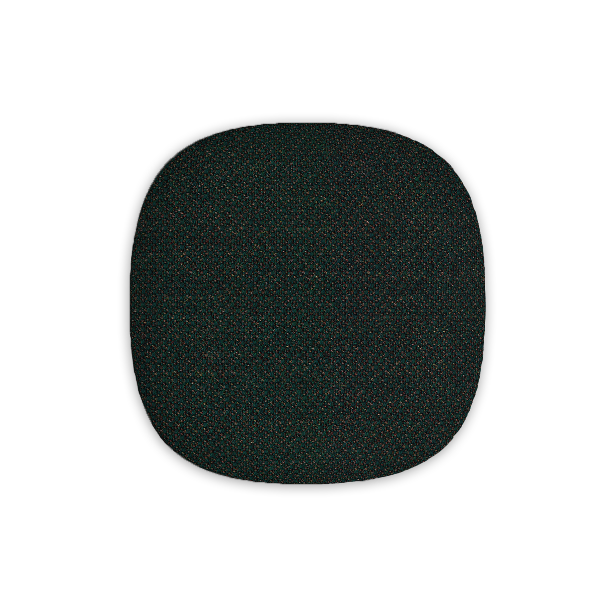 Forest green fabric front panel for WOOFit Go speaker with a soft textured finish.