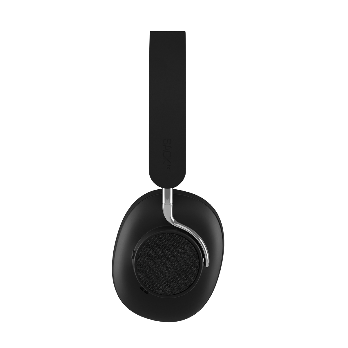 Black over-ear Touch 310 headphones with cushioned ear cups and adjustable headband on white background