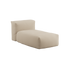 Outdoor Soft Sofa Lounger in beige Kirra Sand fabric with soft cushions and low profile design