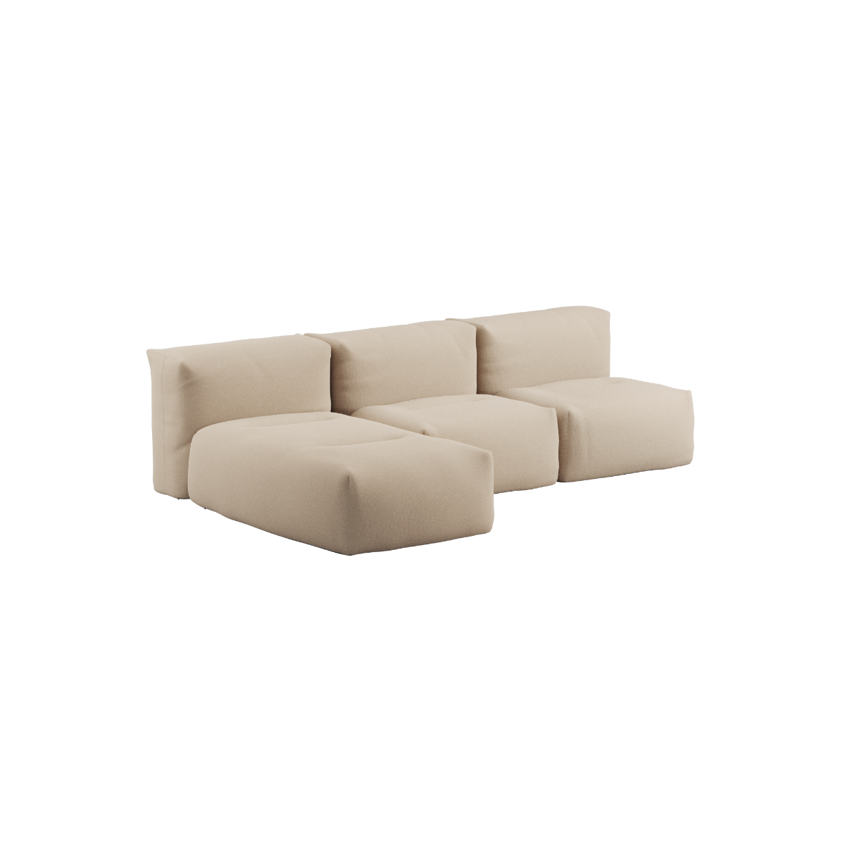 Soft Sofa Outdoor - 3 Seater w/ Lounger