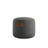 Cobana Junior Pouf in grey with round shape and soft fabric, suitable for indoor and outdoor use.