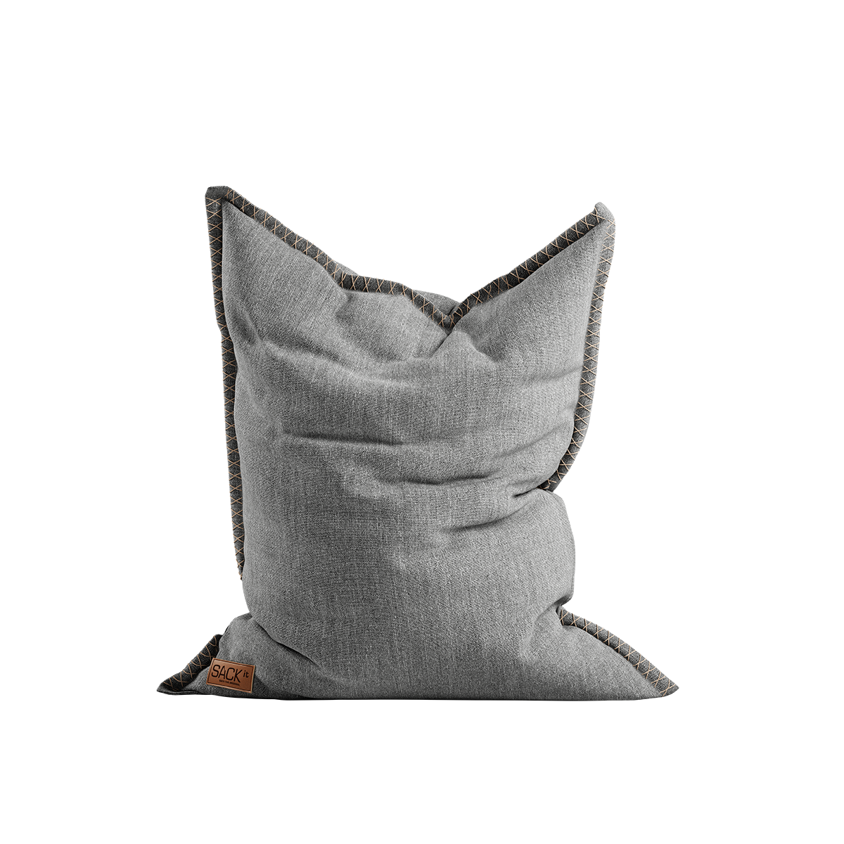 Cobana Light Grey beanbag chair with soft, rounded shape and durable fabric for indoor and outdoor use