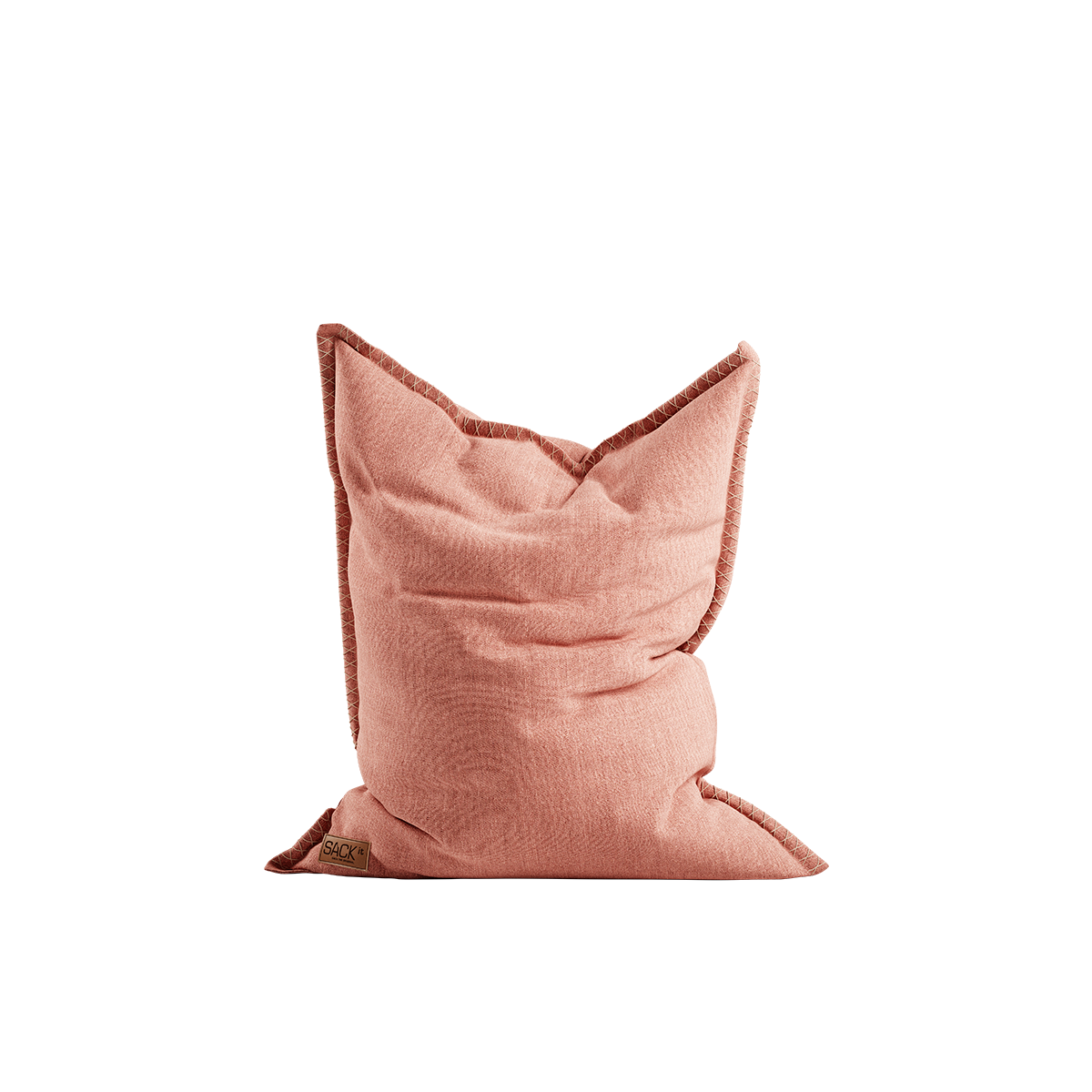 Cobana Junior Beanbag in soft rose color with durable, water-repellent fabric and hand-sewn stitches.