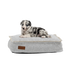 Mini Cobana Dog bed in sand melange with water-repellent fabric and non-slip bottom.