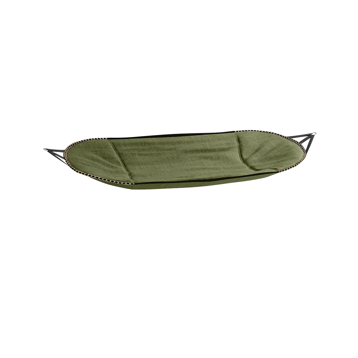 Kirra Olive Cobana Hammock Fabric made of soft olefin textile for outdoor use.