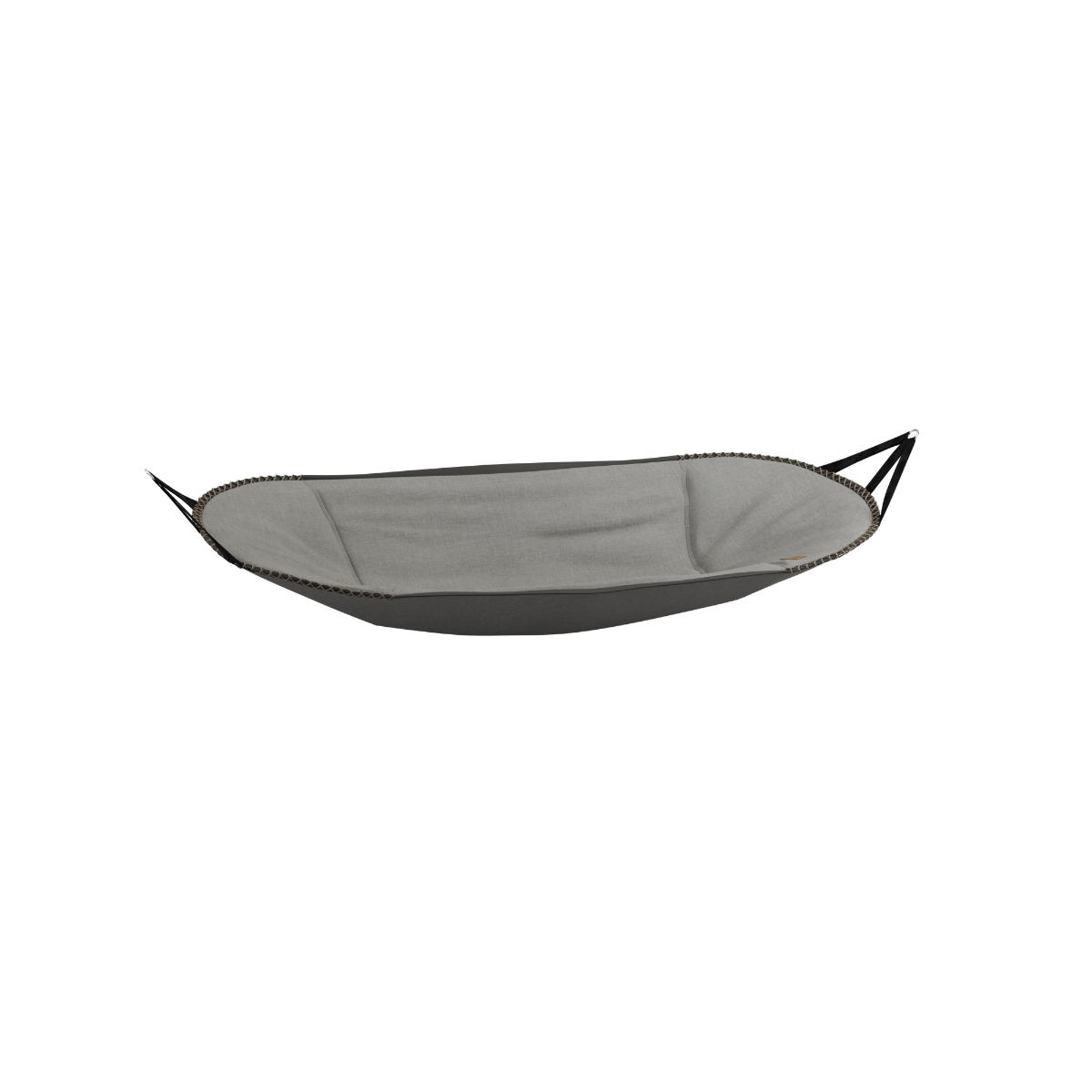Kirra Grey Cobana Hammock Fabric made of soft olefin textile, designed for outdoor relaxation.