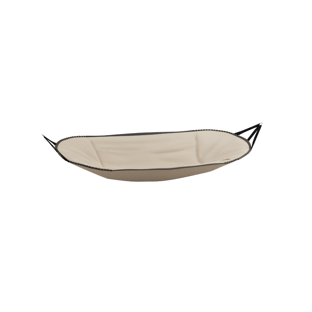 Boucle Beige Cobana Hammock Fabric made of soft olefin textile designed for outdoor relaxation.