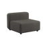 Kirra Noir Cobana Lounge Sofa seat module with powder-coated aluminum frame and olefin textile upholstery