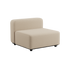 Boucle Beige Cobana Lounge Sofa seat module with powder-coated aluminum frame and outdoor fabric upholstery.