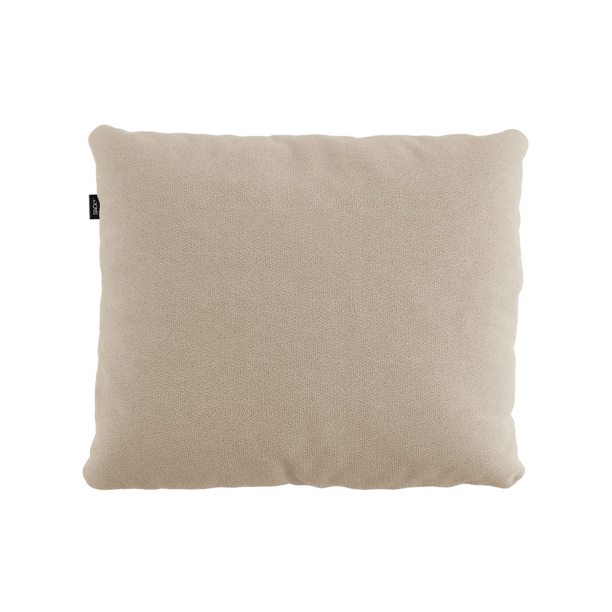 Bouclé beige Cobana Cushion with soft foam filling for outdoor sofa seating.