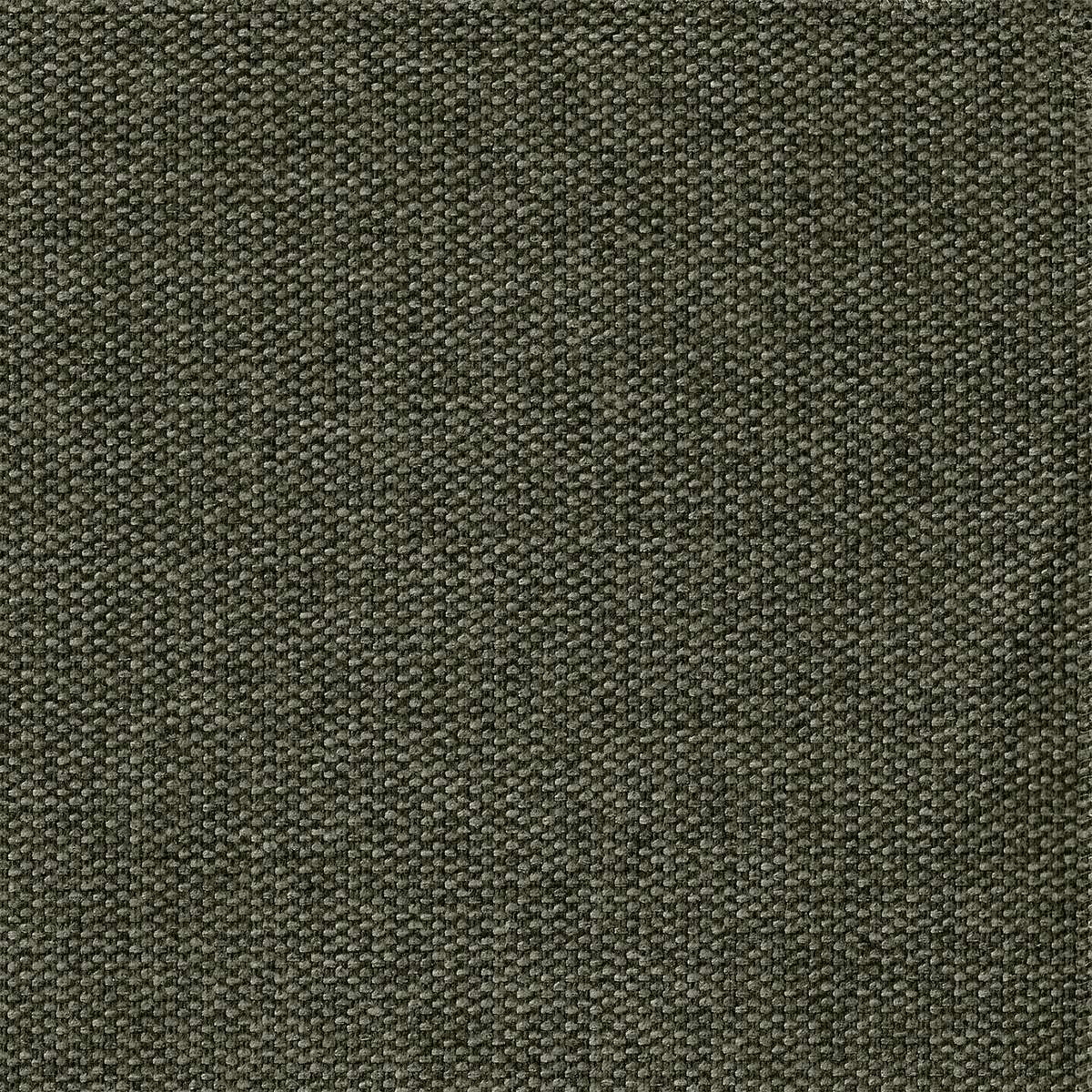 Close up of dark olive green woven upholstery fabric with a textured surface for the sackit Fjord Sofa corner section left