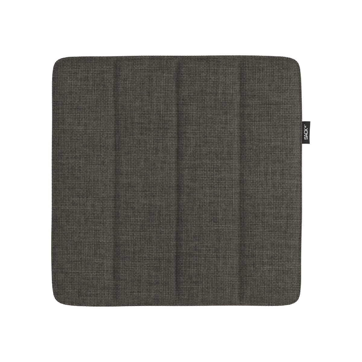Kirra Patio Chair Cushion in Kirra Noir color with durable olefin cover and integrated strap for outdoor use