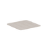 Light beige outdoor seat cushion for the Kirra patio chair by sackit europe with a tailored shape that adds comfort while preserving the chair’s balanced design