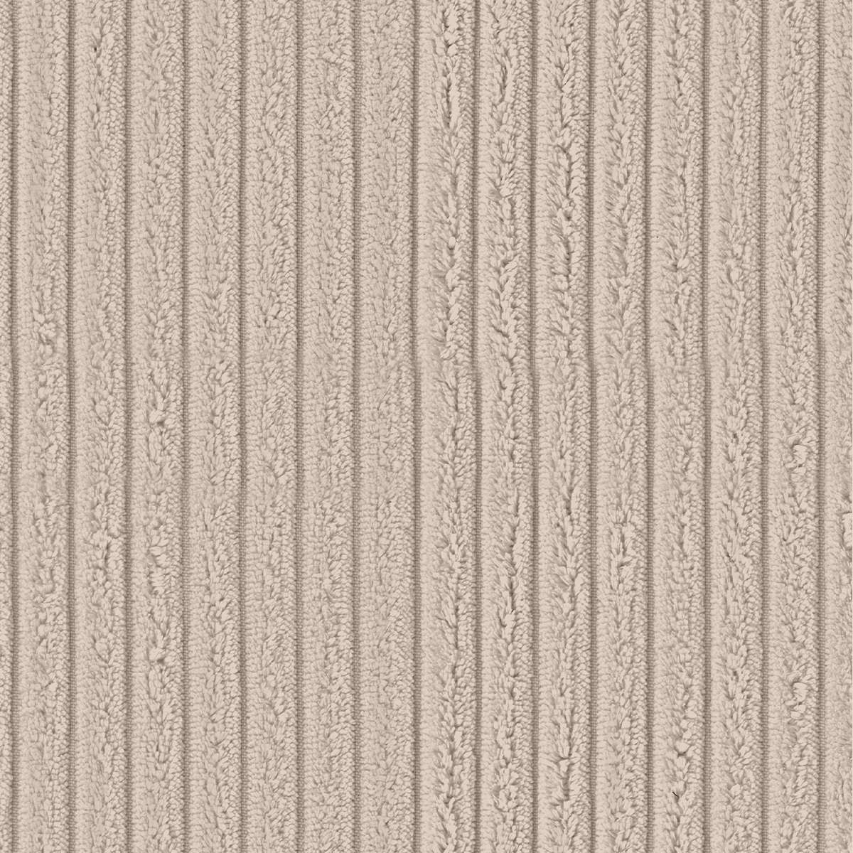 Soft Sofa Indoor seat module in beige corduroy fabric with soft, cushioned design and no visible frame
