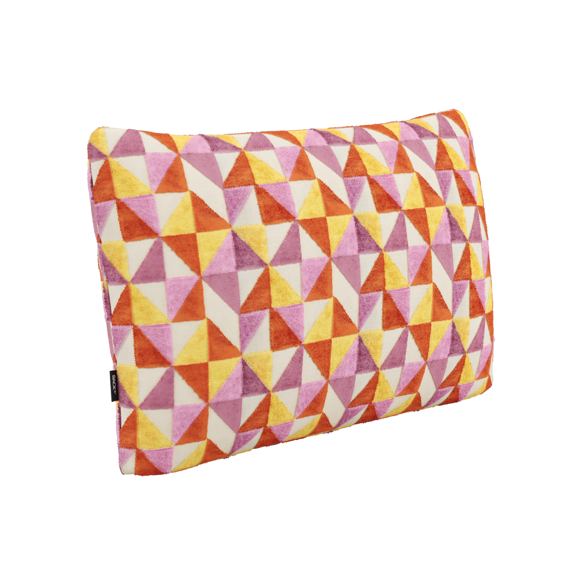 Rectangular Soft Sofa Indoor cushion in Levanka fabric with soft texture and neutral tones.