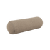 Soft Sofa Indoor bolster cushion in Teddy Brown fabric with a soft, rounded shape.