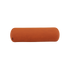Soft Sofa Indoor bolster cushion in orange jacquard fabric with cylindrical shape and smooth texture