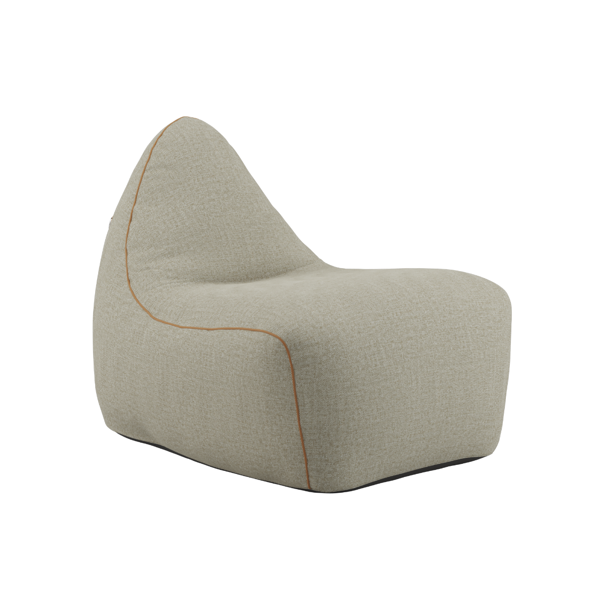 SACKit Chair Indoor in Cosmo Beige fabric with rounded shape and supportive foam filling