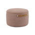 Round SACKit Pouf Indoor in rose corduroy fabric with a side handle and non-slip bottom dots