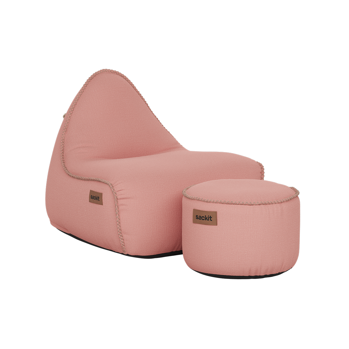 Cobana Lounge Chair & Pouf