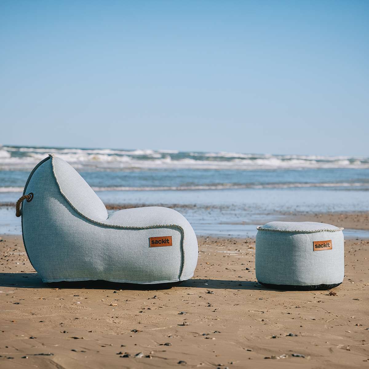 Cobana Lounge Chair & Pouf