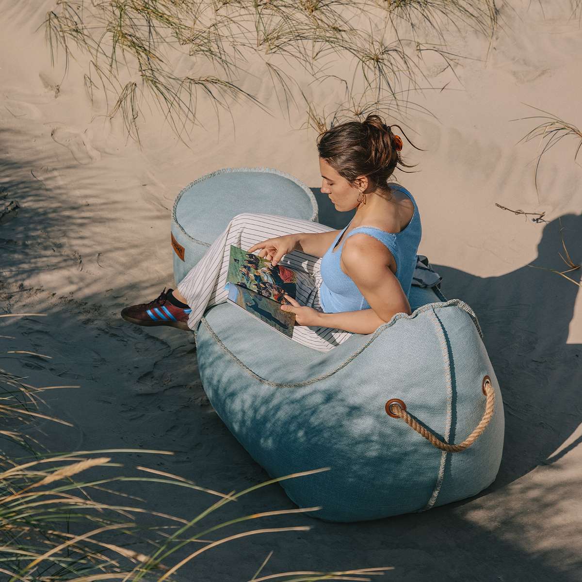 Cobana Lounge Chair & Pouf