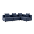 Kirra Indigo Cobana Lounge Sofa 4-seater corner outdoor sofa without armrest with cushions