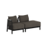 Kirra Lounge Sofa - 2 seater w/ open end