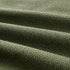 Close up of olive green woven upholstery on the Cobana Lounge Sofa by sackit featuring durable textured fabric and clean Scandinavian design for outdoor living