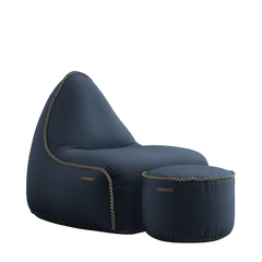 Cura Lounge Chair & Pouf